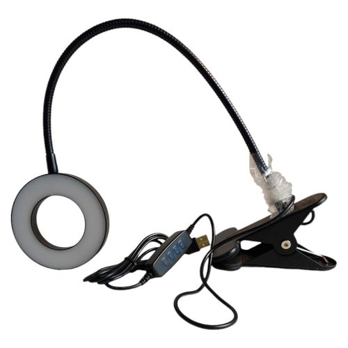 Lampka LED USB czarna regulacja pozycji i światła na Arena.pl