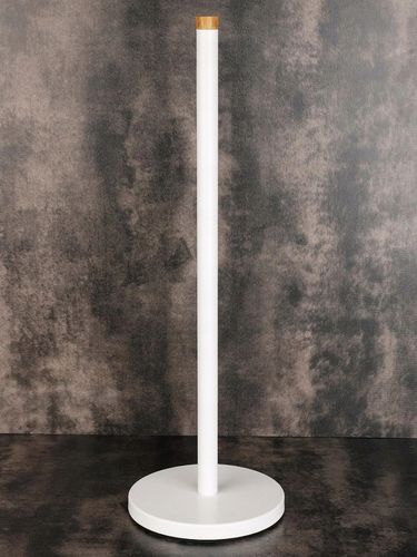 Stojak na papier toaletowy zapasowy do WC na 4 rolki biały bambus Yoka na Arena.pl