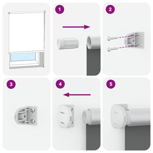 Roleta zaciemniająca 100x210 cm Szerokość tkaniny 95,7cm na Arena.pl