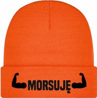 Czapka zimowa TWÓJ WŁASNY HAFT LOGO NAPIS GRAFIKA MORSUJĘ PREZENT DLA MORSA