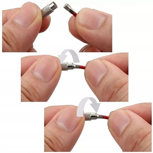 Brelok LINKA SKRĘTKA RUDA POMARAŃCZ PVC BAZA EDC Pętelka do Kluczy Kółeczko na Arena.pl