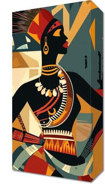 Obraz 20x40cm Afrykańska Mozaika zdjęcie 1