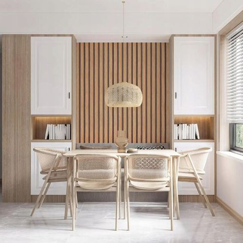 Tapeta Lamel Samoprzylepna Panele Ścienne 3D Okleina Lamele Brąz Drewno 10m na Arena.pl