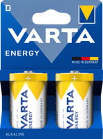 Baterie VARTA Energy D LR20 1,5V Alkaliczne 2 szt. do urządzeń codziennych