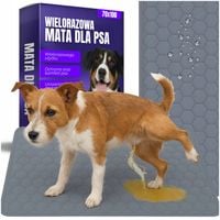 PODKŁAD HIGIENICZNY CHŁONNY MATA WIELORAZOWA DO SIKANIA DLA PSA 100x70 cm