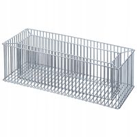 DONICA GABIONOWA OGRODOWA ZE STALI 72CM OCYNKOWANA