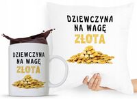 Zestaw Poduszka + Kubek Prezent Dla Dziewczyny Z Nadrukiem Ze Zdjęciem