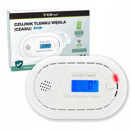 CZUJNIK CZADU TLENKU WĘGLA CO-Tech CO11 | BATERIA NA 10 LAT | CERTYFIKOWANY na Arena.pl