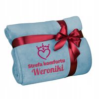 DUŻY KOC GRUBY CIEPŁY 160 X 200 HAFT PLED NARZUTA