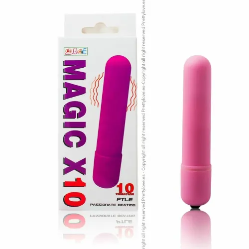 baile magic x10 - wibrujący pocisk, 10 trybow, silikonowy, 9 cm na Arena.pl