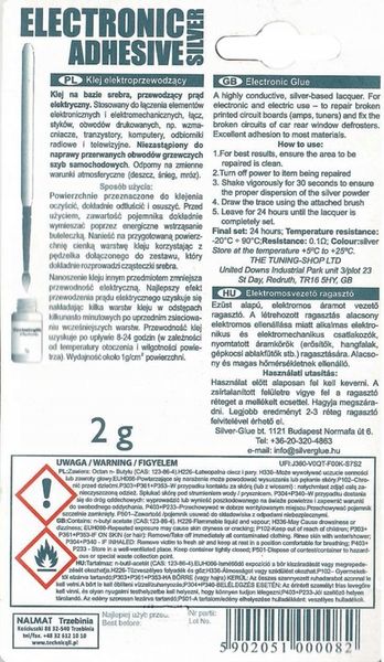 KLEJ ELEKTROPRZEWODZĄCY R-082 TECHNICQLL 2g zdjęcie 2