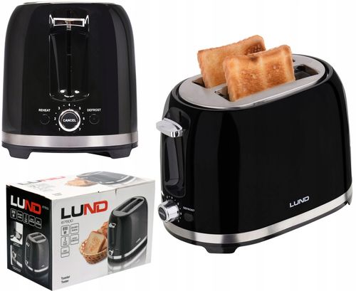 LUND 67500 TOSTER 700-850W CZARNY na Arena.pl
