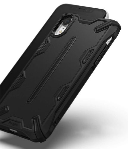 Etui Ringke Dual-X iPhone XR czarne na Arena.pl