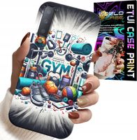 ETUI DO SAMSUNG A7 2018 - SIŁOWNIA GYM FITNESS SPORT CASE + SZKŁO