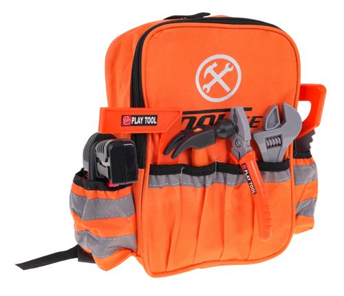 Zestaw Majsterkowicza Z Plecakiem Dla Dzieci 3+ Pomarańczowy + Interaktywna na Arena.pl