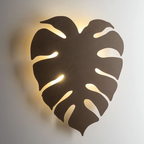 Kinkiet naścienny do pokoju dziecięcego Monstera 5822 roślina brązowy na Arena.pl