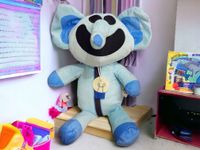 2 x Maskotka Bubbaphant Critters Cartoon PLUSZAK ZABAWKA MONSTER GAME 35cm