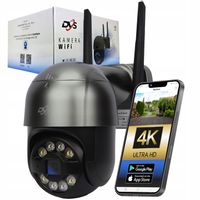 Zewnętrzna kamera WiFi PEŁNA ROZDZIELCZOŚĆ 4K ULTRA HD 8Mp SMART AUDIO 360°
