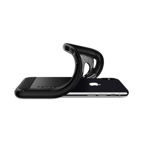 Spigen Rugged Armor do iPhone X (czarny) na Arena.pl