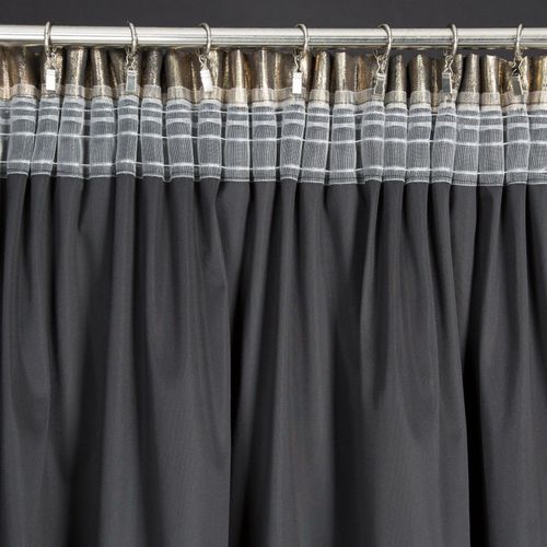 ZASŁONA GOTOWA EMILA NA TAŚMIE 140 X 270 CM CZARNY+ZŁOTY na Arena.pl