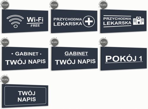 Tabliczka informacyjna ATRACYTOWA z dibondu POMIESZCZENIE GOSPODARCZE na Arena.pl