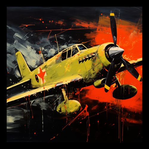 Plakat 30x30cm Barwny Przelot na Arena.pl