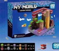 KLOCKI MAGNETYCZNE KLOCKI SZEŚCIANY 120 KLOCKÓW W TYM 2 FIGURKI