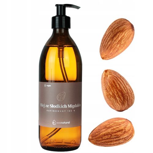 Olej ze Słodkich Migdałów Rafinowany 500ml Wenatural do kosmetyków, na Arena.pl