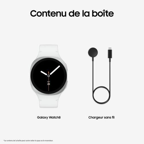 Smartwatch Samsung Watch8 Biały Srebrzysty 1,3" 40 mm na Arena.pl