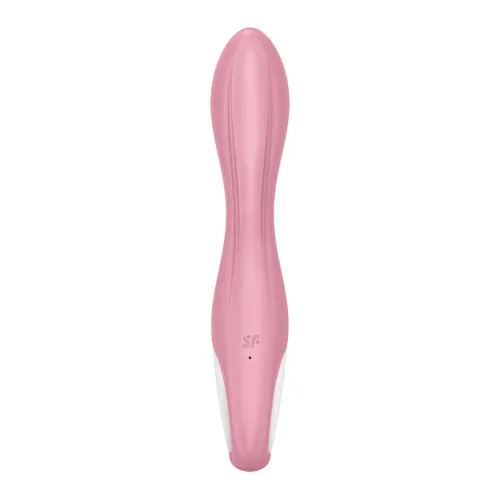 satisfyer air pump g - wibrator z funkcją dmuchania, silikon, rożowy na Arena.pl
