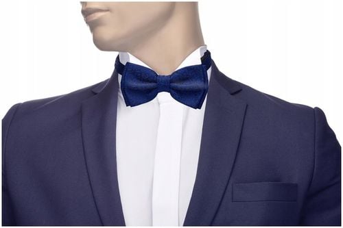 MUSZKA + PUDEŁKO Żakardowa Mucha Męska do Koszuli z Mikrofibry GREG na Arena.pl