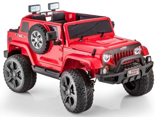 AUTO NA AKUMULATOR JEEP 4x4 Czerwony na Arena.pl