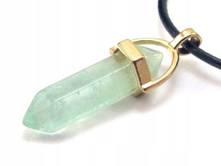 WISIOREK kamień FLUORYT ZIELONY naszyjnik [W1194] zdjęcie 1