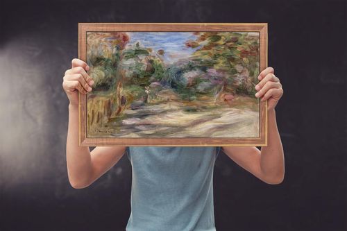Landscape, Pierre-Auguste Renoir - plakat 91,5x61 cm na Arena.pl