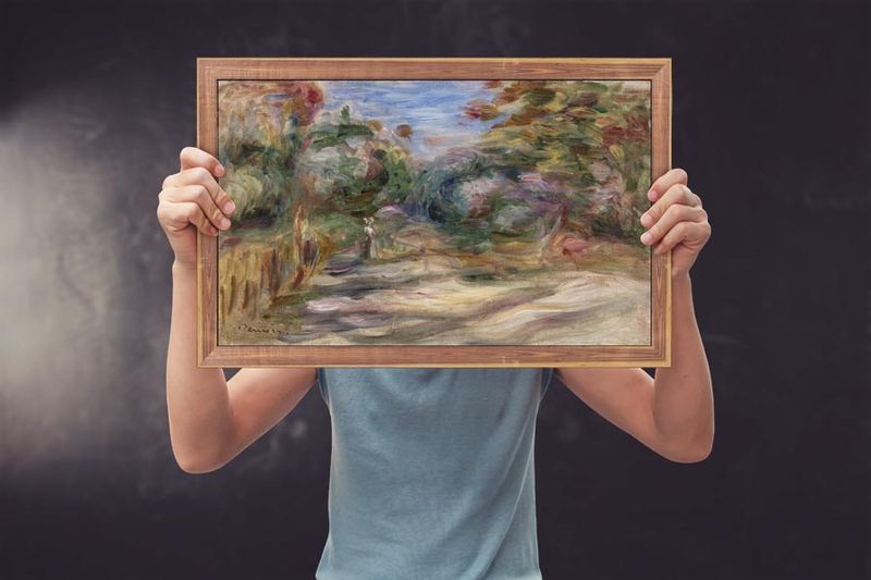 Landscape, Pierre-Auguste Renoir - plakat 91,5x61 cm zdjęcie 3