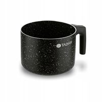 GARNEK do MLEKA Marmurkowy MAŁY GAZ ELEKTRYCZNA Tadar Marmara Black 1,5 l