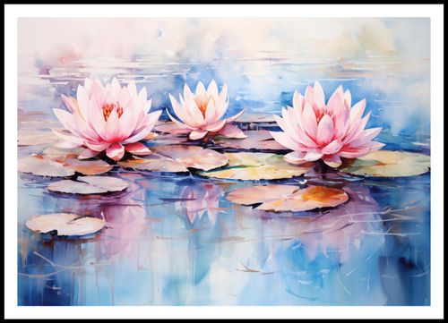 Plakat 100x70cm Spokojne Odbicia na Arena.pl