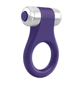Ring Wibrujący Na Penisa Ovo B1 Vibrating Ring Lilac Chrome