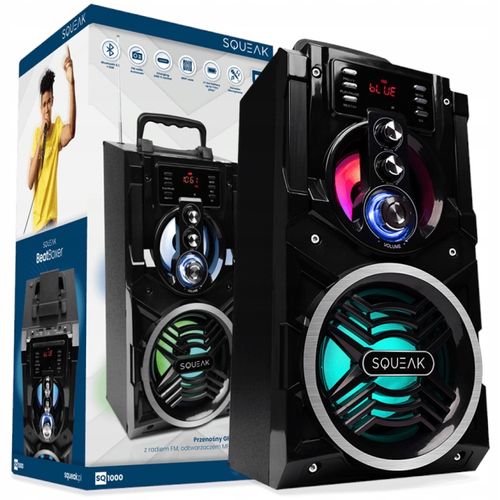 MOBILNY GŁOŚNIK BOOMBOX BLUETOOTH FM 3szt-MIKROFON na Arena.pl