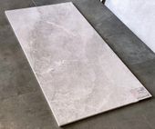 Twardy pogrubiony szary GRES z delikatną żyłą 120X60 PÓŁMATOWY - SUPER CENA