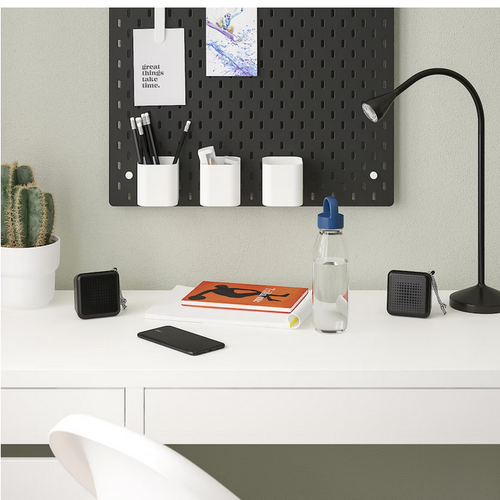 Głośnik bezprzewodowy Bluetooth USB-C wodoodporny IP67 5W 80h VAPPEBY 2 szt CZARNY na Arena.pl