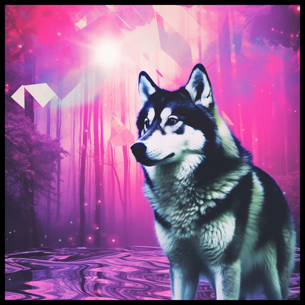 Plakat 60x60cm Wilczy Duch zdjęcie 2