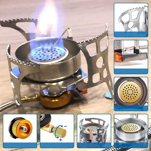 DOSKONAŁA MINI KUCHENKA TURYSTYCZNA GAZOWA NA KARTUSZE Z ADAPTEREM 3500W na Arena.pl