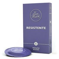 prezerwatywy love match resistente grubsze lateksowe 6 sztuk