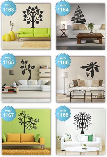 NAKLEJKI na ścianę ścienne DRZEWO drzewa 160cm na Arena.pl