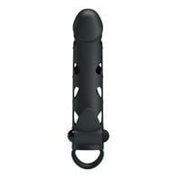 pretty love   vibrating penis sleeve with ball strap