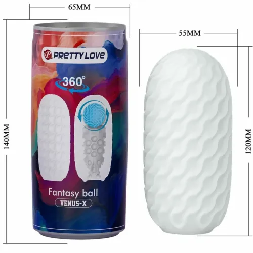 pretty love venus x - biała maszyna intymna w formie jajka tpr abs na Arena.pl