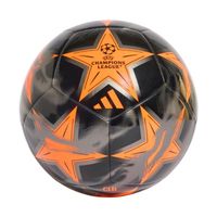 Piłka nożna adidas UCL Club 26/27 League Stage czarno-srebrno-pomarańczowa KE9762 r. — Rozmiar: 3