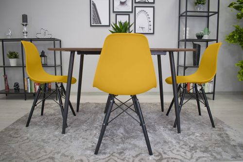 Krzesło OSAKA musztarda / nogi czarne x 2 na Arena.pl