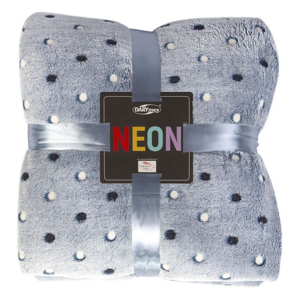 Koc NEON/navy/150x200 zdjęcie 2